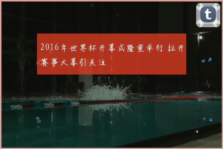 2016年世界杯开幕式隆重举行 拉开赛事大幕引关注